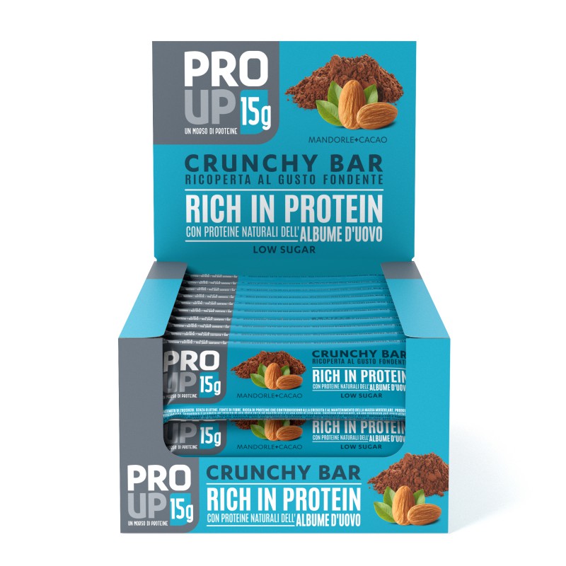 PROUP BARRETTA PROTEICA CRUNCHY BAR MANDORLE + CACAO