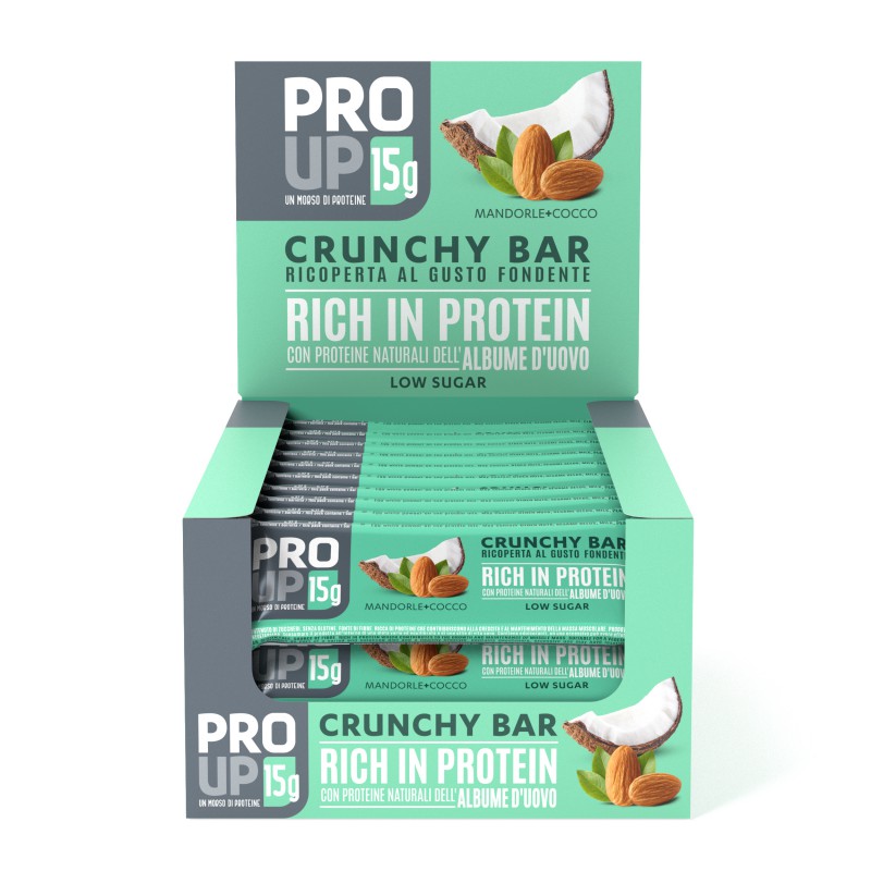 PROUP BARRETTA PROTEICA CRUNCHY BAR MANDORLE + COCCO