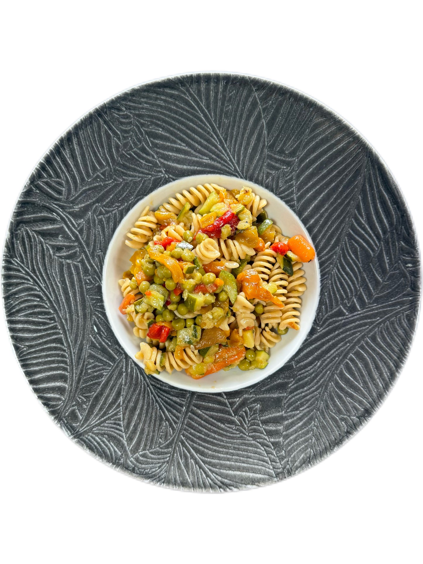 Pasta integrale e verdure miste