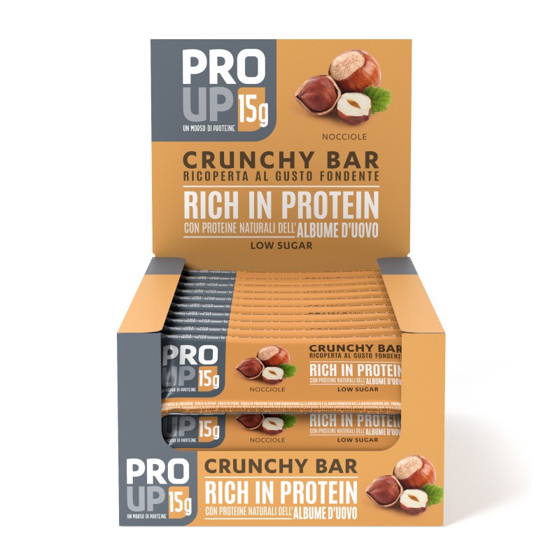 PROUP BARRETTA PROTEICA  CRUNCHY BAR NOCCIOLE